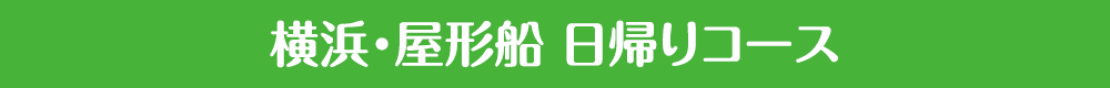 横浜・屋形船 日帰りコース